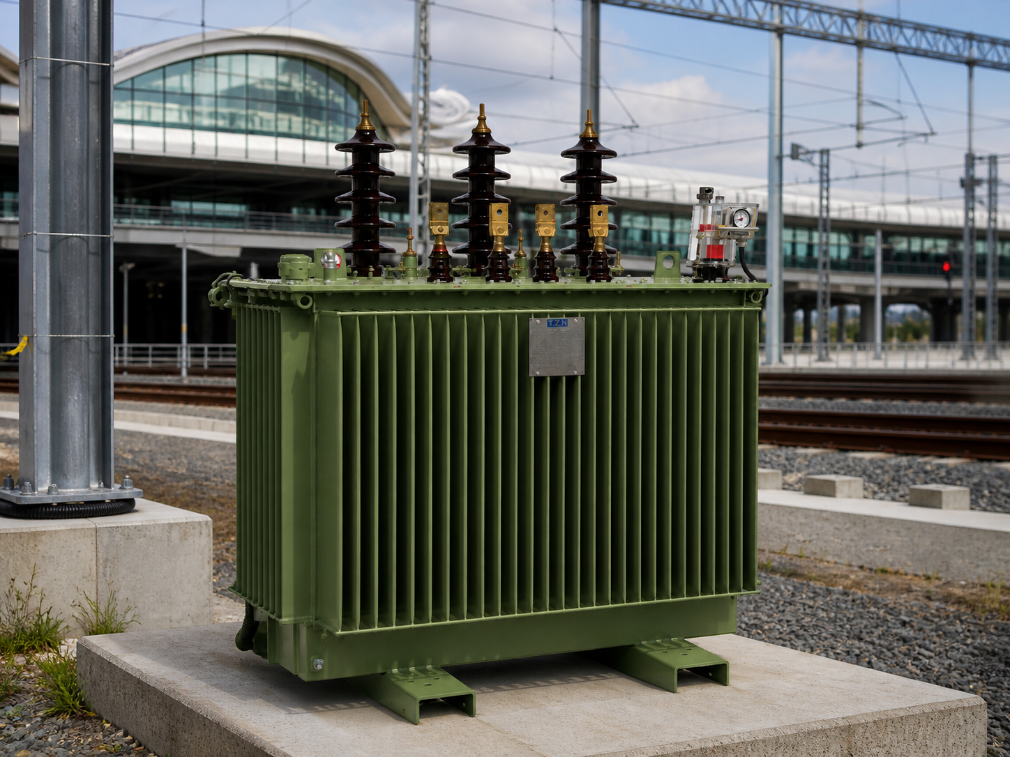 Transformateur pour les infrastructures et les transports