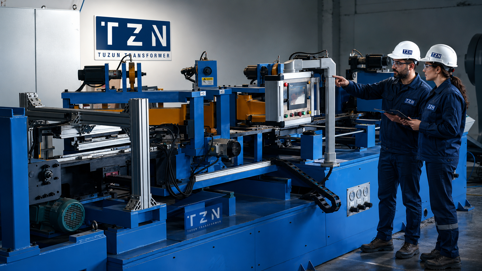 هندسة وتصنيع محولات الطاقة في TZN Trafo